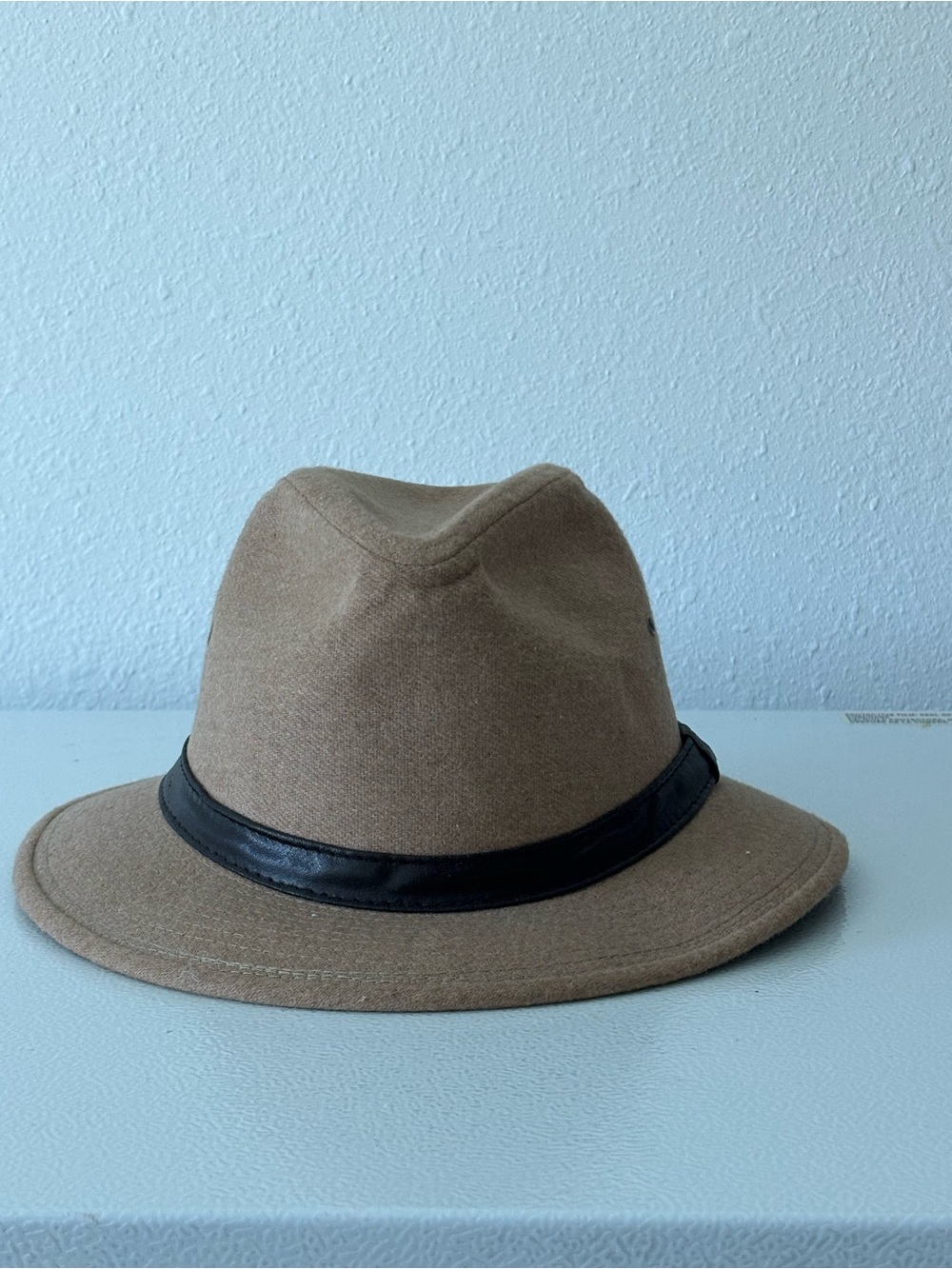 Classic Brown Fedora with Brown Band